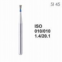 Бор алмазный MANI SI-45 по ISO 010, об.конус ,010 х 1.6 х 20.1 мм, зернистость S, 5 штук