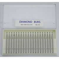 Бор алмазный Lixin Diamond, форма обратный конус, размер 1.4мм, 20шт.