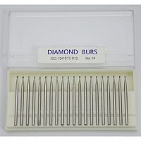 Бор алмазный Lixin Diamond, форма обратный конус, размер 1.2мм, 20шт.