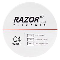 Диск циркониевый Razor 800, размер 95х25мм, оттенок C4, однослойный