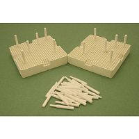 Треггер керамический KWI, длина 65мм, квадратный, с 40 керамическимии удерживающими штифтами, 2 шт. от Атридент