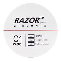 Диск циркониевый Razor 800, размер 98х25мм, оттенок C1, однослойный