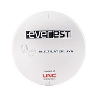 Диск циркониевый Everest Multilayer UVS, размер 98х16 мм, цвет B3, многослойный, для ускоренной синтеризации за 40 минут