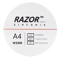 Диск циркониевый Razor 1300, размер 98х25мм, оттенок A4, однослойный