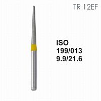 Бор алмазный MANI TR-12EF по ISO 199, конус ,013 х 9.9 х 21.6 мм, зернистость EF, 5 штук