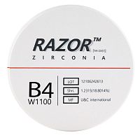 Диск циркониевый Razor 1100, размер 98х16мм, оттенок B4, однослойный
