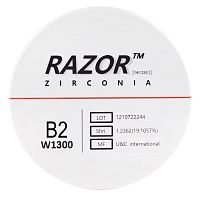 Диск циркониевый Razor 1300, размер 98х25мм, оттенок B2, однослойный