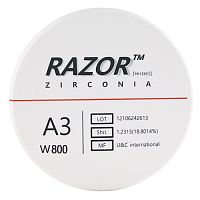 Диск циркониевый Razor 800, размер 95х16мм, оттенок A3, однослойный