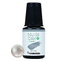 Глазурь жидкая окрашенная Nu:le Coat Liquid Grey (серый), 4 мл