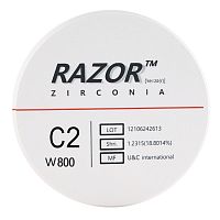 Диск циркониевый Razor 800, размер 95х16мм, оттенок C2, однослойный