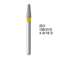 Бор алмазный MANI CR-11EF по ISO 196, конус ,019 х 4.9 х 18.9 мм, зернистость EF, 5 штук