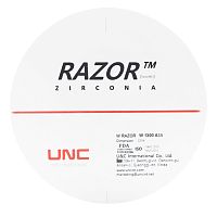 Диск циркониевый Razor 1300, размер 98х10мм, оттенок A3.5, однослойный