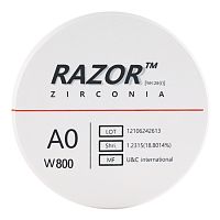Диск циркониевый Razor 800, размер 95х16мм, оттенок A0, однослойный