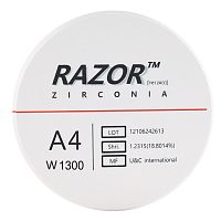 Диск циркониевый Razor 1300, размер 98х16мм, оттенок A4, однослойный