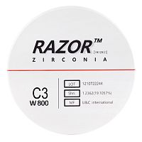 Диск циркониевый Razor 800, размер 95х25мм, оттенок C3, однослойный