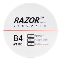 Диск циркониевый Razor 1100, размер 95х25мм, оттенок B4, однослойный