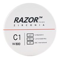 Диск циркониевый Razor 800, размер 98х16мм, оттенок C1, однослойный