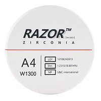 Диск циркониевый Razor 1300, размер 95х16мм, оттенок A4, однослойный