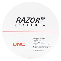 Диск циркониевый Razor 1100, размер 98х10мм, оттенок C3, однослойный