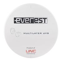 Диск циркониевый Everest Multilayer UVS, размер 98х30 мм, цвет D3, многослойный, для ускоренной синтеризации за 40 минут