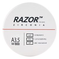 Диск циркониевый Razor 800, размер 95х16мм, оттенок A3.5, однослойный