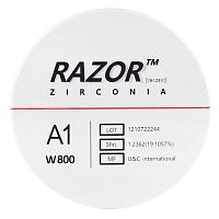 Диск циркониевый Razor 800, размер 98х25мм, оттенок A1, однослойный
