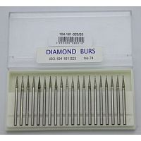 Бор алмазный Lixin Diamond, форма конус, размер 2.3мм, 20шт.