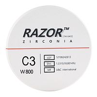 Диск циркониевый Razor 800, размер 98х16мм, оттенок C3, однослойный