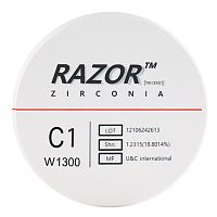 Диск циркониевый Razor 1300, размер 98х16мм, оттенок C1, однослойный