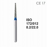 Бор алмазный MANI CE-17 по ISO 172, конус ,012 х 8.2 х 22.0 мм, зернистость S, 5 штук