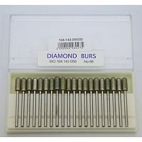 Бор алмазный Lixin Diamond, форма цилиндр с закруглённым торцом, размер 5.0мм, 20шт.