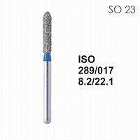 Бор алмазный MANI SO-23 по ISO 289, торпеда ,017 х 8,2 х 22.1 мм, зернистость S, 5 штук