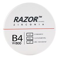 Диск циркониевый Razor 800, размер 95х16мм, оттенок B4, однослойный